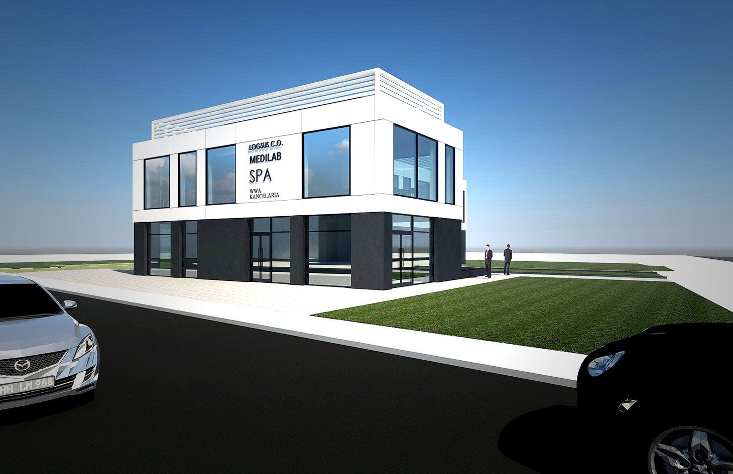 Projekt budynku biurowca przy ulicy Słowackiego